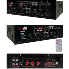 Brf LV-2100 Hat Trafolu 2 Bölgeli Anfi 2X100W, USB ve Bluetooth Bağlantı