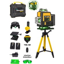 Normadia 16 Köşe Tripodlu Yeşil Lazer Hizalama Terazisi 360° Mıknatıslı Çantalı