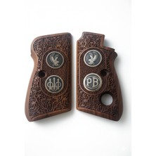 Düğmeli Beretta Tek Düğmeli Beretta Mod 70 Kabze Ahşap