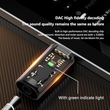 Brf Type C To 3.5mm Dac Kulaklık Dönüştürücü 15 ve Type C Telefon ile Uyumlu Çevirici Otgax