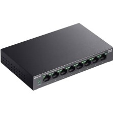 Brf LS108GP | 8-Port Gigabit Poe+ Switch | 62W Poe Bütçesi, 250M Iletim, Tak ve Çalıştır | Fansız, Sessiz Metal Kasa | Ip Kamera & Ap Uyumlu Ağ Anahtarı