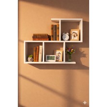 Rafixa Modern Geometrik Duvar Rafı Model 129