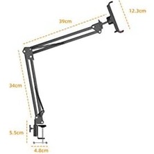 Brf 38511 Ms 03 Masa Tablet Telefon Tutucu, Siyah