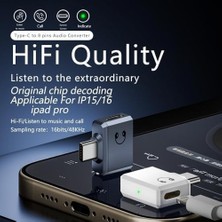 Brf Type C To Lightning Kulaklık Dönüştürücü iPad Yuva Çevirici Müzik Dinleme Arama Otgklg