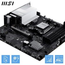 Brf Msı Pro B840M-P WIFI6E Am5 Ddr5 8000MHZ(OC) Hdmı,2x M.2 USB 5 Gbs 2.5g Lan Wı-Fı 6e Matx