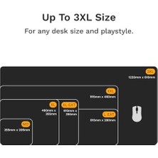 Brf Gaming Mouse Pad Gmp 2 - Genişletilmiş Xl - Dökülmeye Dayanıklı Fare Altlığı, Oyun Sensörleri Için Optimize Edilmiş, Hız ve Kontrol Için Dengeli, Kenarsız Tasarım - 610 mm x 355 mm x 3 mm