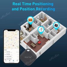 Brf Smart Tag Akıllı Takip Cihazı Itag Gprs Anahtarlık Takip Cihazı (Uyumlu) (F3SİYAH)