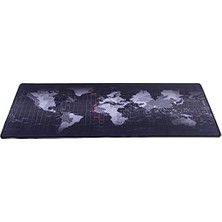 Brf Mouse Pad 30X60 cm Kaymaz Kauçuk Tabanlı Dünya Haritası Gaming Büyük Boy Klavye ve Mouse Altlığı Ergonomik Oyun Mouse Pad 3mm Kalınlık