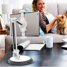 Brf Tablet Standı Telefon Tutucu Folding Ayarlanabilir Max 10 Inch Masaüstü Tablet Telefon Standı Bumb-Lebee Sarı-Siyah | JHD103