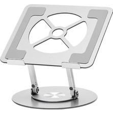 Brf Taşınabilir Katlanabilir Folding Alüminyum Notebook Stand Alüminyum Ayarlanabilir Açı ve Katlanabilir Portatif Rahat Kullanım 11 Inç 17 Inç Dizüstü Bilgisayar ve Laptop Stant | S13