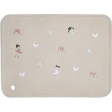 Citron Silicone Placemat Rectangle Mama Altlığı - Ballerina