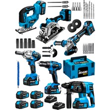 Normadia 21V 6x4 Çok Amaçlı Matkap ve Kesme Seti, Güçlü ve Çok Yönlü Kullanım