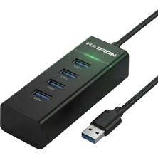 Brf HDX7017 4 Port Usb3.0 Hub Switch Çoklayıcı Adaptör Siyah