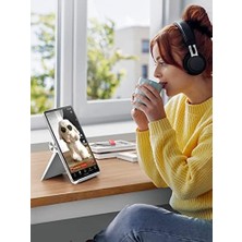 Brf Katlanabilir Tablet Standı iPad ile Uyumlu Tablet Tutacağı iPad Pro 11/ Ipad/ipad Air/ipad Mini/ipad 10.2/ Galaxy Tab S9/ Pad/ Matepad//galaxy/ Vesaire. (Beyaz)
