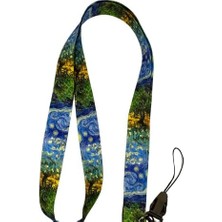 Brf Yıldızlı Ağacı Boyun Ipi Telefon Askısı