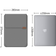 Brf 15.6" Dizüstü Bilgisayar Kılıfı [ayarlanabilir Dizüstü Bilgisayar Standı ve Fare Altlığı] Iş Darbeye Dayanıklı Pu Laptop Çantası 16" / 15"  Pro 15.6" Hp Acer, Gary Için