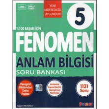 Fenomen Yayıncılık Fenomen Okul 2025 5. Sınıf Anlam Bilgisi Soru Bankası Güncel Müfredat
