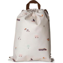 Citron Su Geçirmez Büzgülü Çocuk Sırt Çantası - Vehicles