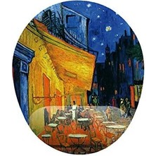 Brf Cafe De Terrace Bilek Destekli Mouse Pad