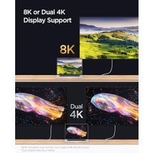 Brf Usb-C To Usb-C 1.2 Metre Kablo 240W Güç/pps 2.0 Desteği Super Hızlı Şarj / 40GBPS (E-Marker Çip) Data Aktarım Hızı / 8k Görüntü Aktarım/pd Usb4 Gen3 Type-C Ekstra Dayanıklı - ACA08776