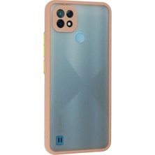 Marsilyan Realme C21 Kılıf Montreal Silikon Kapak - Pembe
