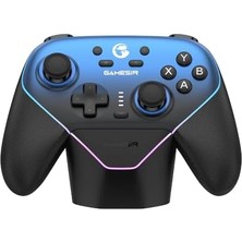 Brf Super Gaming Controller For Pc/switch/ios/, Hall Effect Stick & Trigger, Rubberized Grips, Rgb Lighting, Swappable Abxy, Detachable Faceplate, 1000MAH With Charging