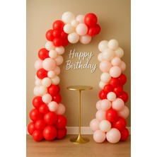 Balonsan Balon Seti 105 Adet ( Pembe-Beyaz-Kırmızı)