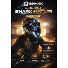 Shark Skwal I3 Speed Fancy Stop Lambalı Kapalı Kask