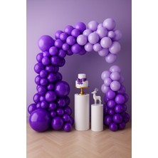 Balonsan Balon Seti 60 Adet ( Lila-Mor-Makaron Lila)