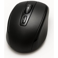 Brf 2.4 Ghz Kablosuz Mouse – Sessiz Tıklama, Ergonomik Tasarım, Yüksek Hassasiyet, USB Alıcılı, Ofis ve Ev Kullanımına Uygun Dizüstü Bilgisayar Mouse - Siyah