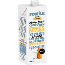 Fomilk Şekersiz Badem Sütü 1l
