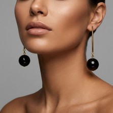 THEIA GemWorks Corva - Oniks & Elektro Lav Küpe