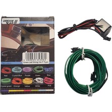 Dreamcar Şerit Yeşil Neon 5mt 12V Kablo Tipi