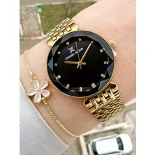 Daniel Klein Kristal Camlı Kadın Kol Saati ve Bileklik