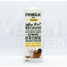 Fomilk Şekersiz Soya Sütü 1l
