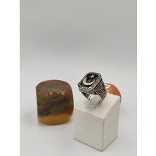 Altuntaş Aksesuar Ay Yıldız Taşsız 925 Ayar 24 mm  17,60 G. Erkek Yüzüğü