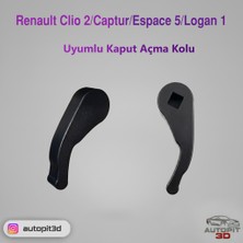 AutoPit 3D Renault Clio 2 / Captur / Espace 5 / Logan 1 Uyumlu Kaput Açma Kolu