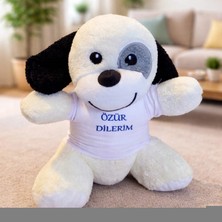 Marsilyan Özür Dilerim Tişörtlü Sevimli Peluş Köpek