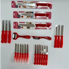 Solingen Pro Çeyiz Paketi Kırmızı 23 Parça