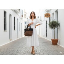 Hasır Kağıt Ip Kadın Çanta-Plaj Kadın Çanta Hand Made -El Örgüsü Çanta/yazlık Çanta