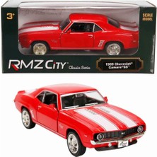 Sunman 1:32 Alman Klasikleri Serisi Die Cast Çek Bırak Model Araba - 1969 Chevrolet Camaro Kırmızı