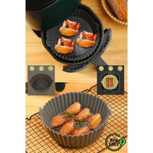 Tasarım Evi Airfryer Pişirme Kabı , Silikon Airfyer Kabı , Standart Airfyer Uyumlu