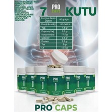Pro Caps 7 Kutu x 15 Kapsül Takviye Edici Gıda Procaps Detox Için Çay Hediyesiyle