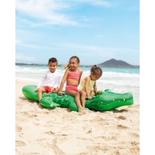 Toha Intex Dev Timsah Şişme Deniz Yatağı 203 × 114 cm - Binilebilir Çocuk Şamandırası