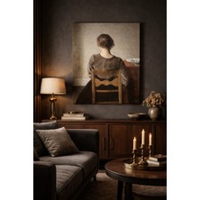 Artease Vilhelm Hammershøi Dinlenme (1905) Kanvas Tablo