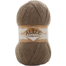 Alize Angora Gold(5 Adet) 991 Kakao Rengi El Örgü Ipliği