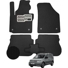 Rebols Volkswagen Caddy 2015+ Uyumlu Araca Özel Eva Oto Paspas Takımı