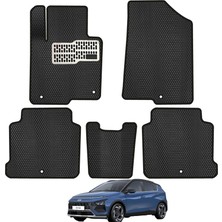 Rebols Hyundai Bayon 2021-2024 Uyumlu Araca Özel Eva Oto Paspas Takımı