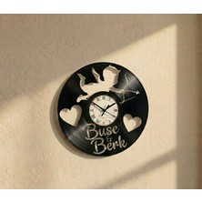 Craftverse Sevgililer Günü Hediyesi Cupido (Eros) Temalı Kişiye Özel Isimli Plak Saat