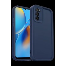 Marsilyan Oppo A16 Kılıf Viera Silikon - Lacivert